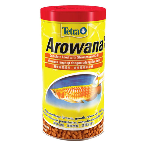 Tetra Arowana Compelete Food With Shrimps And Krill  | 1000 ml / 340g