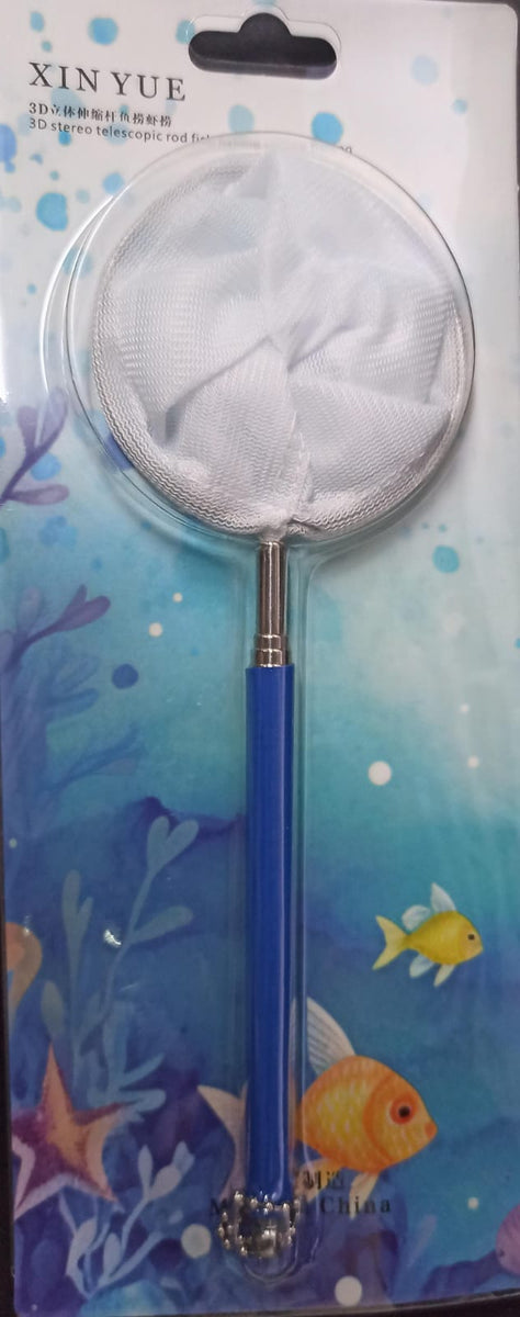 3D Telescopic stainless-steel aquarium shrimp and small fish net