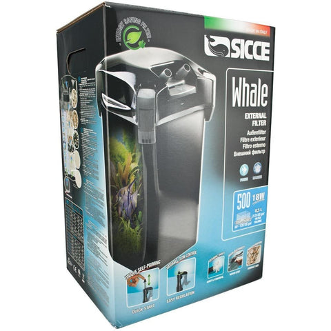 SICCE Whale 500 Professional External Canister Filter | 300-500 Litres | 1300 LPH