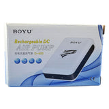 BOYU - D-600 Rechargeable DC Air Pump (72 LPH x 2)