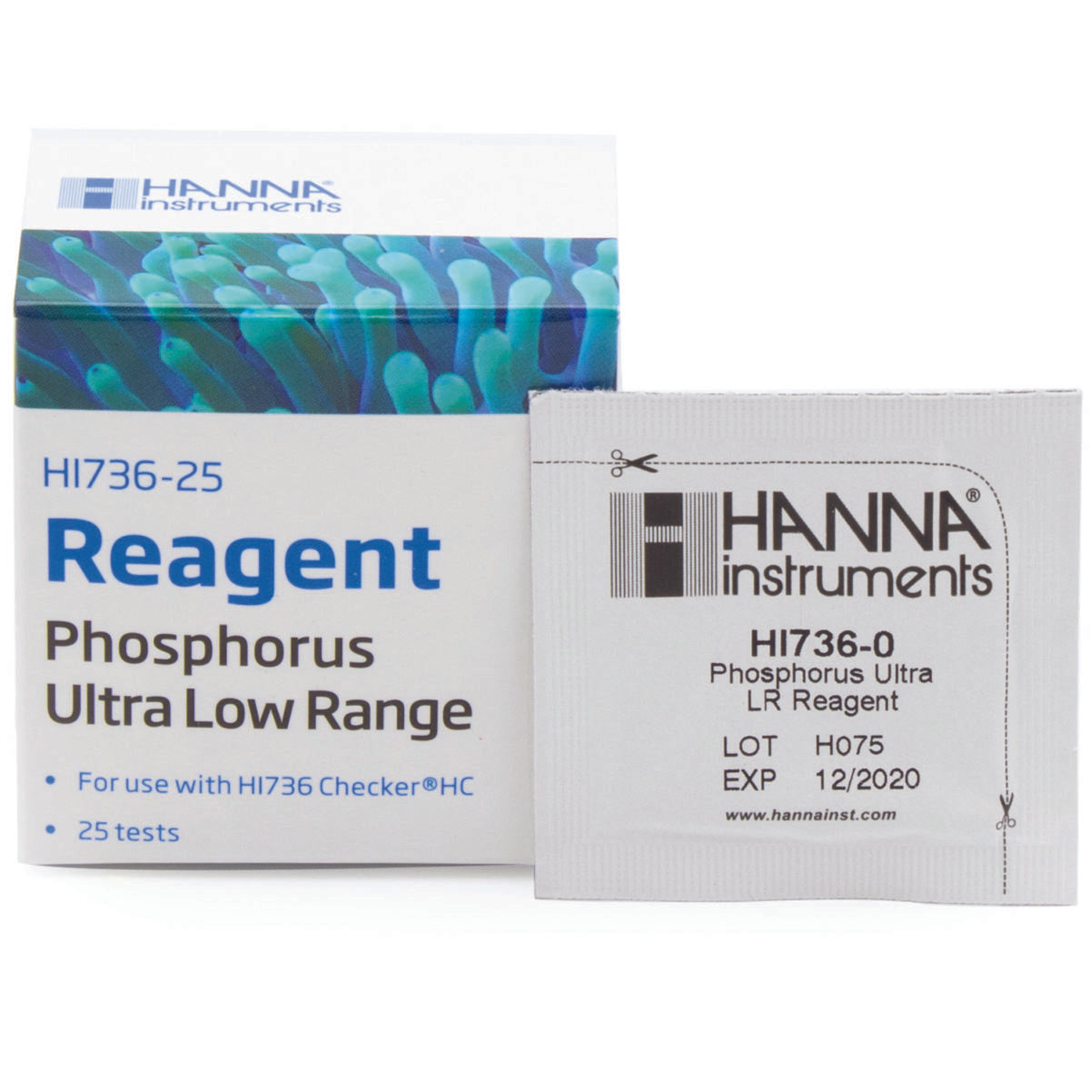 Hanna HI73625 Phosphorus ULR Reagent for 25 Tests Hanna India