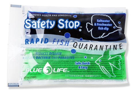 Blue Life Safety Stop | Rapid Fish Quarantine Bath
