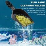 Premium Aquarium Shovel - Efficient Fish Tank Gravel Cleaner Tool with Handle for Sand, Substrate, and Waste Removal