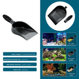 Premium Aquarium Shovel - Efficient Fish Tank Gravel Cleaner Tool with Handle for Sand, Substrate, and Waste Removal