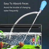 Fish Tank Cleaning Siphon Pump Manual Aquarium | Water Exchanger Siphon