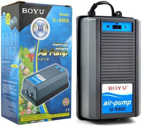 BOYU - U-9900 Dual Outlet Air Pump (192 LPH x 2)