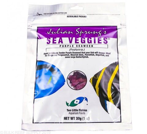 Two Little Fishies Purple Sea Veggies Seaweed Sheets