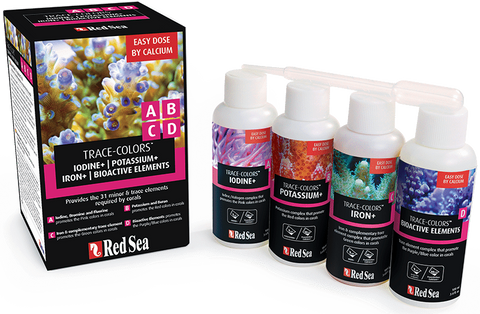 Red Sea Trace Colors ABCD 4-Pack | Trace elements