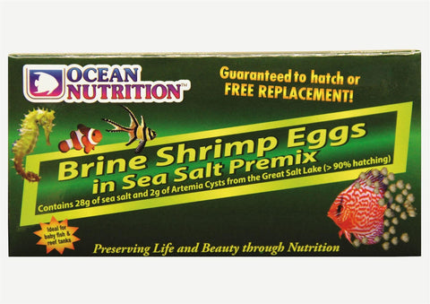 Ocean Nutrition Brine Shrimp Eggs in Sea Salt Premix | Ready to hatch