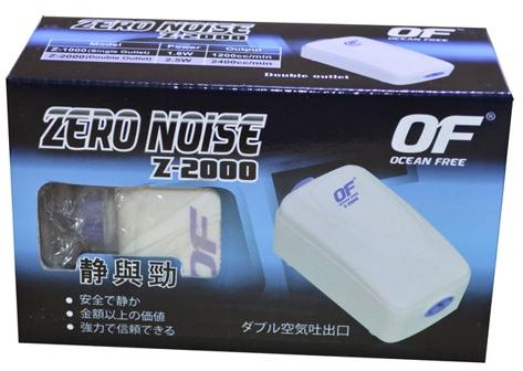 Z-2000 Zero Noise Air Pump (72 LPH x 2)