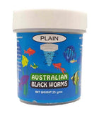 Australian Black Worms PLAIN - Freeze Dried Black Worm Cubes