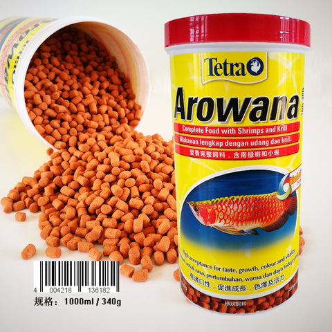 Tetra Arowana Compelete Food With Shrimps And Krill  | 1000 ml / 340g