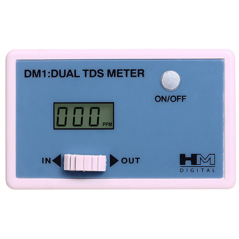 HM Digital DM-1 Dual In-line TDS Meter for RO Systems