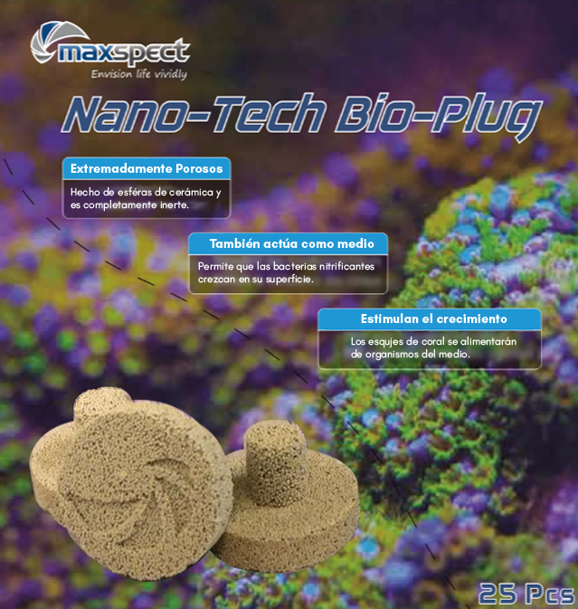 Biooptics Bio Plug Maxspect Nano-Tech Bio-Plug Frag Plugs – indianaquarium.com