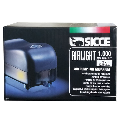 SICCE Airlight 1000 Silent Air Pump (60LPH x 1)