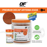 Ocean Free Premium Decap Artemia Eggs Natural | Fish Fry Food